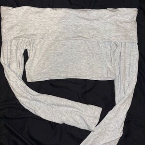 Garage Light Gray Ribbed Top